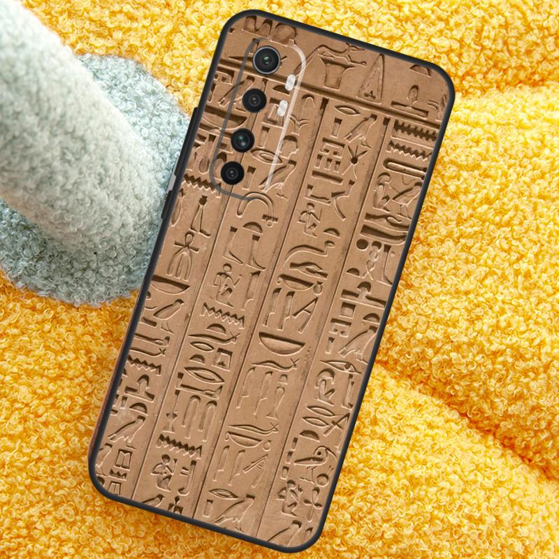 Чехол с египетскими иероглифами для Xiaomi 13T 14T 15T 14 15 Ultra 17 Pro Max Чехол для POCO F8 F7 X7 Pro F5 F6 X5 X6