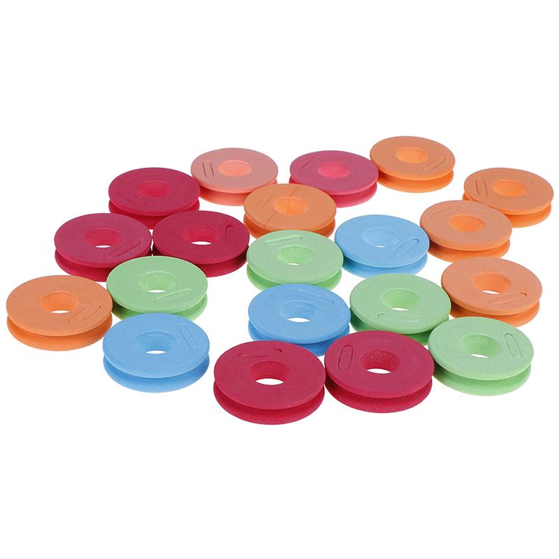 20Pcs Foam Winding Board Fishing Line Spools Tool Bobbin Tackle Accessories