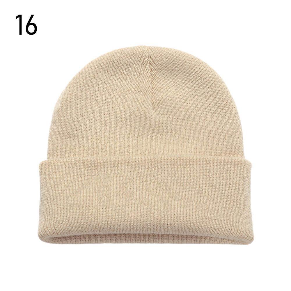Ladies Casual Cap Woman/Men Female Beanie Caps Winter Autumn Hats Knitted Beanies Warmer Bonnet