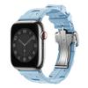 Ремешок Kilim Single Tour для Apple Watch 45 мм 44 мм 42 мм 41 мм 38 мм со складной застежкой, силиконовый браслет iWatch Ultra 2 49 мм