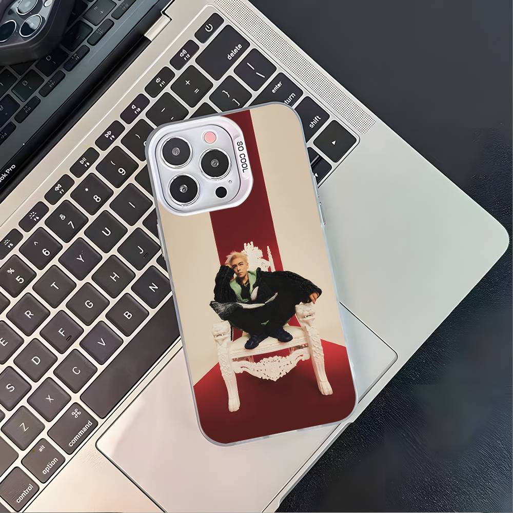 Чехол для телефона C-Choi S-Seung Hyun T-TOP Для iPhone 17,16,15,14,13,12,11,Pro,XS,Max,Plus,Mini,SE4,E Белый Матовый Ударопрочный Чехол