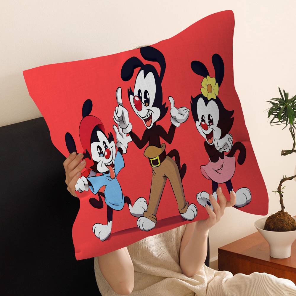 Мультфильм Animaniacs 45*45см Наволочка Декоративная Наволочка для Подушки Домашняя Наволочка для Подушки на Диван