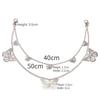 Hollow Butterfly Chains Double Layers Pants Keychain Fashion Waist Chains  Men