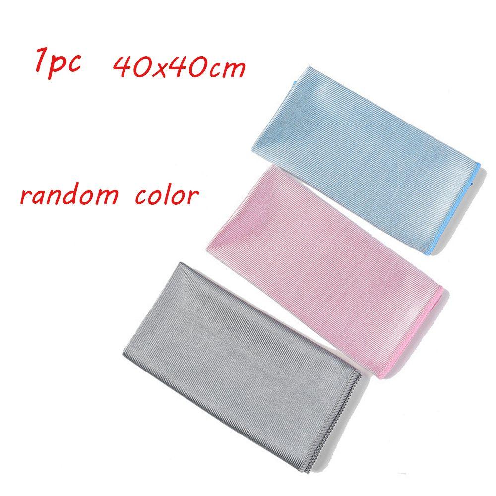 Microfiber Scouring Pad Rags No Lint Wipe Mirror Water Absorption Glass Cleaning Washing Towel