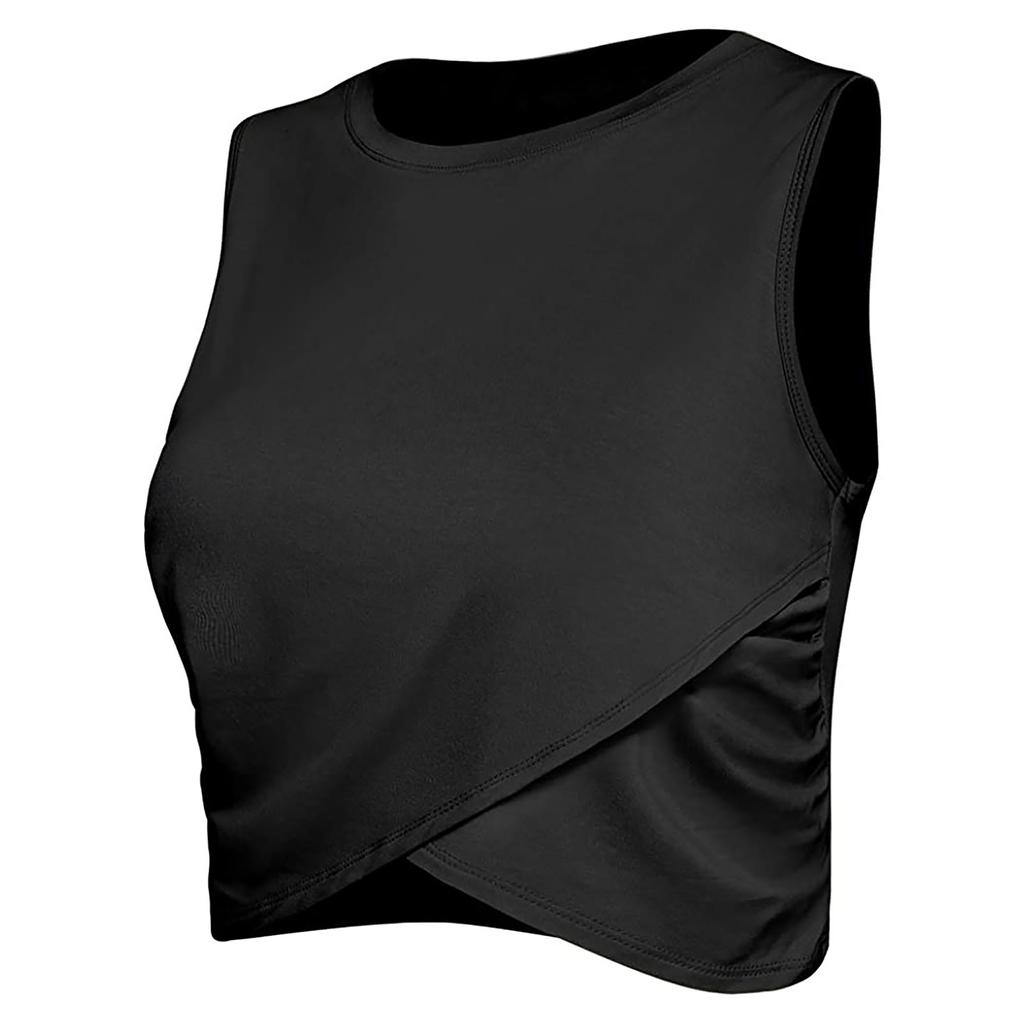 Женская футболка без рукавов, подходит для тренировок, йоги, спорта, фитнеса
