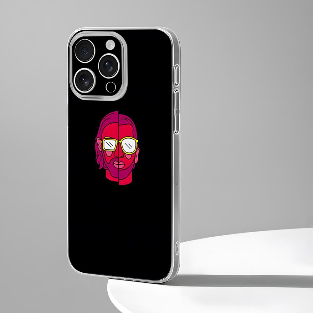 PNL QLF Rapper Singer Phone Case New For IPhone 16 15 14 12 13 11 Pro Max Mini X XR XS Plus Black Silicone Transparent Cover