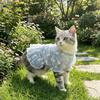 Cozy Dog Sunscreen Clothes Ruffle Trim Puppy Mesh Skirt Sun Protection Clothes  Small Medium Dogs