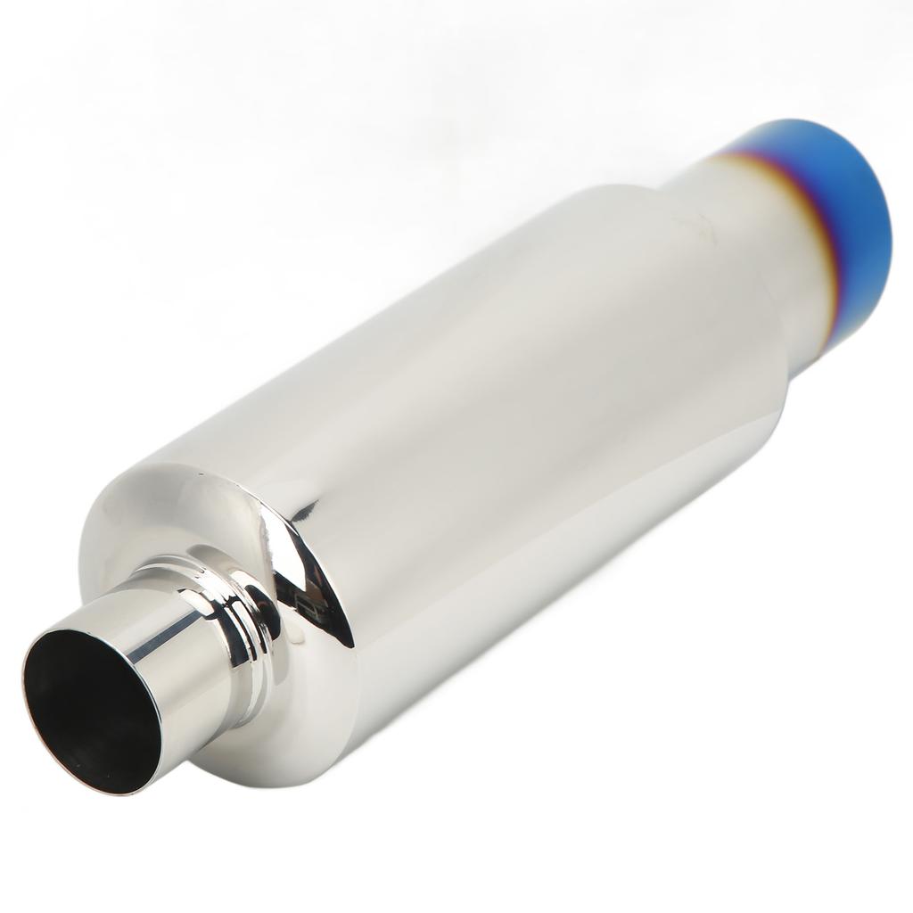 Глушитель выхлопных газов автомобиля Нержавеющая сталь Глушитель выхлопных газов 2-дюймовый вход 3-дюймовый выход Универсальный для автомобиля