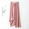 Women's Spring/Summer Ice Silk Wide-Leg Pants: High Waist, Slim Fit, Anti-Mosquito, Cool & Stylish
