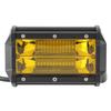 72W 6500K 24LED Желтая линза Рабочая лампа 5 дюймов 6000LM 12V Прожекторная лампа