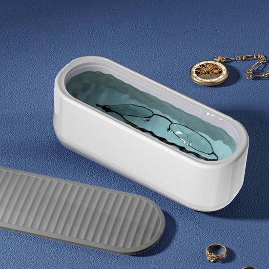 Ultrasonic Glasses Cleaner Strong Cleaning Ability Wireless 360 Degree Cleaning Ultrasonic Jewelry Cleaner Glasses Cleaning Tool