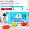 Набор из 100 капсул стирального порошка - Глубокая очистка и стойкий аромат, гранулы и шарики по 5 г