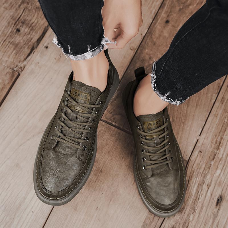 Мужские повседневные модные кроссовки для скейтбординга на четыре сезона, удобные для студентов, трендовые кроссовки для мальчиков с мягкой подошвой, дышащая обувь