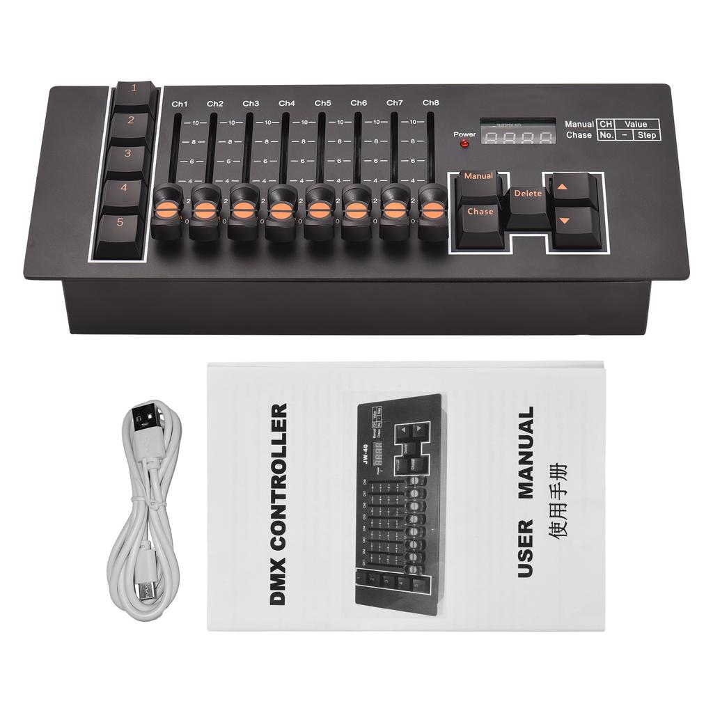Контроллер DMX DMX 512 40-канальный сценический контроллер DJ Light для DJ Lights Party Light Shows Disco