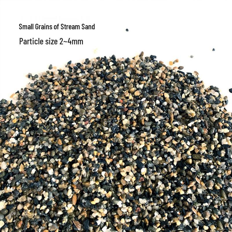 Натуральный мелкий аквариумный песок: Натуральный Декор Субстрата для Аквариумов с Цветным Кристаллом и Речным Песком
