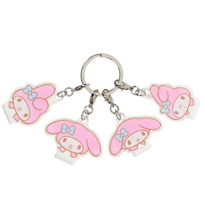 Акриловый брелок Sanrio My Melody из 4 частей ( лицо ) НОВЫЕ персонажи Sanrio