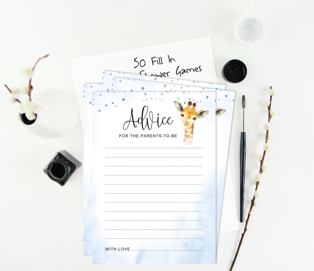 Inkdotpot Игровой набор для детского душа из 50 игр BabyA AlphabetA ABCA Game Giraffe Jungle Animals Party