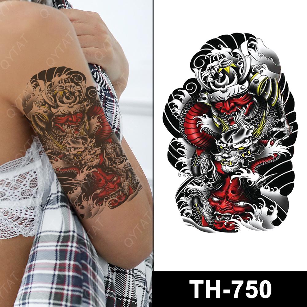 Custom Half Arm Temporary Tattoo Sticker Tribal Tatuaje Temporal