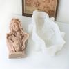 Силиконовая форма с текстурой и узором молитвы, формы для свечей для стола и спальни, для создания уникальных настольных украшений