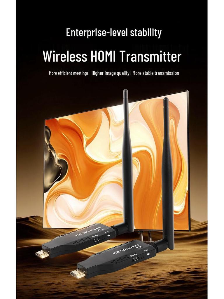 Беспроводной HDMI-удлинитель: 50-метровый передатчик для зеркалирования экрана «один ко многим»