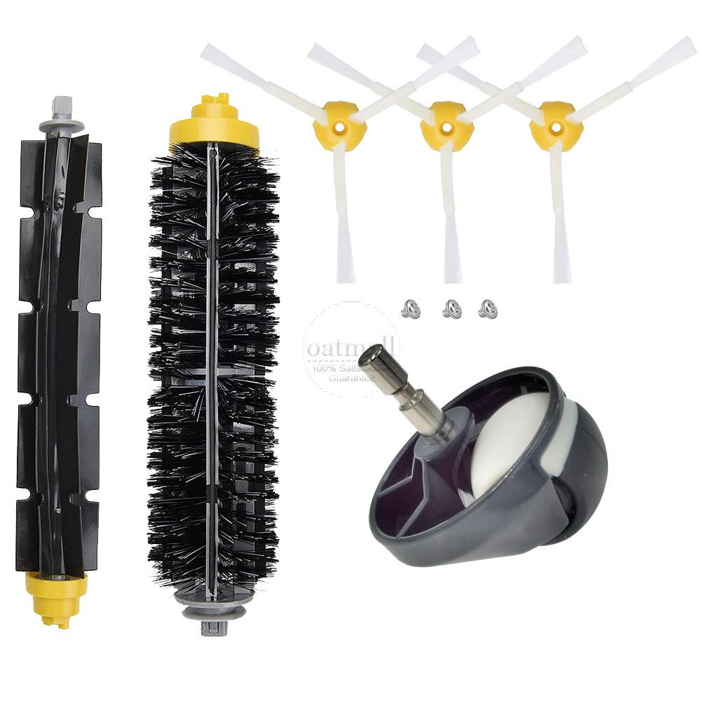 Аксессуары для пылесоса iRobot Roomba серии 675 650 690 600 500, запасные части, основная щетка, боковая щетка, роликовое колесо, фильтры HEPA