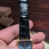 Used LONGINES quartz watch gold black