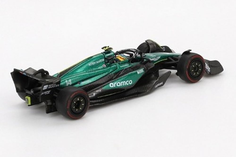 Sunrich MINI GT Масштаб Aston Martin AMR24 F1 2024 Гран-при Бахрейна Фернандо Алонсо Готовая модель 1/64 #14 MGT00999-L