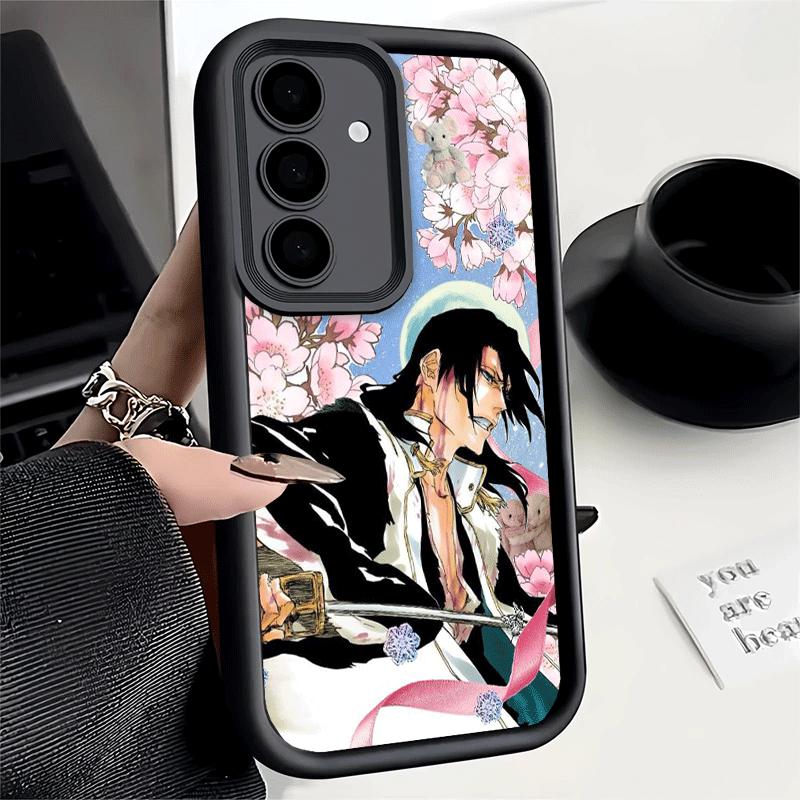 Чехол для телефона для Samsung Galaxy A17 A16 A15 A14 A13 Bleach Кучики Бьякуя A56 A36 A26 A55 A35 A25 A54 A34 A24 A53 A33 A23 A07 A06