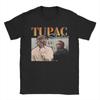 Tu-pac 2pac Rapper Thug Life Hiphop T Shirt Men Cotton Tops Shirts Printed Tupac Crewneck Short Sleeve