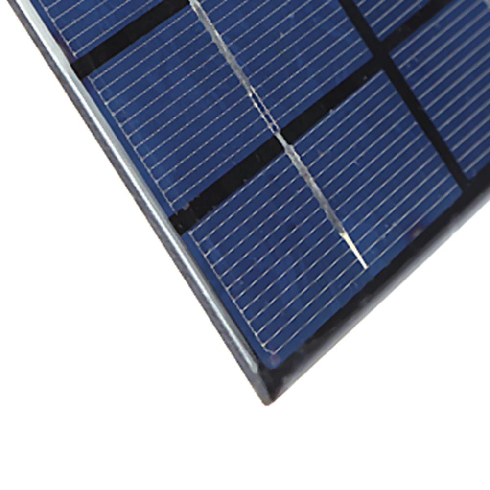 2W 6V Solar Panel High Efficiency Solar Charger Panel Portable Solar Panel for Low Power Electrical Appliances 4