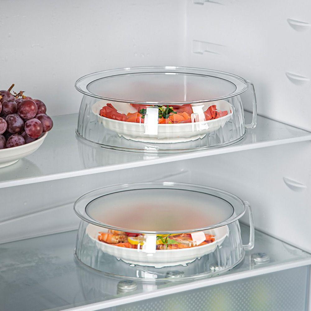 С ручкой Крышка для микроволновой печи Жаростойкие тарелки для еды Защита от брызг для микроволновой печи Морозильник