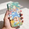 Cartoon Dog Pattern Glossy Film Hard PC Phone Case for Xiaomi Redmi Note 15 13 12S 12 11S 11 10 9 Pro Plus Max 4G 5G