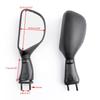 Mirrors For Kawasaki ZX6R 1998-2002 ZX9R ZX9 9R 1998-2003 Black