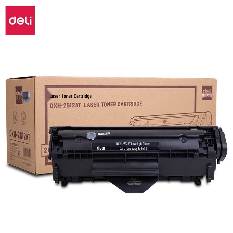 Deli DXH-2612AT 12A (Q2612A) Compatible Black Toner Cartridge
