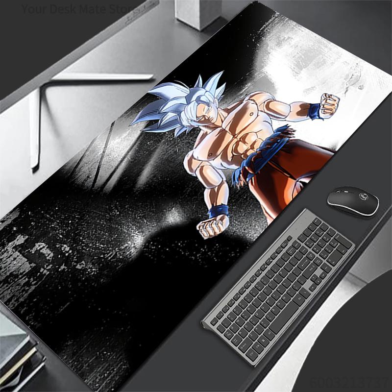 Gaming Mousepad Dragon BallZ DBZ Big Computer Gamer Mouse pad Natural Rubber with Locking Edge Gaming Mouse Mat XXL Mouse Pads
