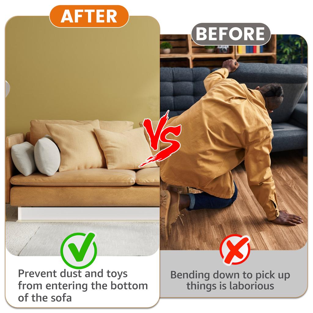 Блокиратор для игрушек под диваном 300x11 см, режущийся бампер для щелей под диваном, ПВХ, фиксаторы для игрушек под диваном, черные/прозрачные, многоцелевые