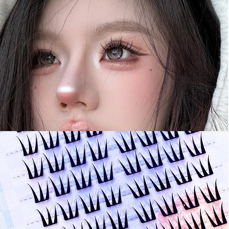 6 Rows Series Glue Free Lashes No-Adhesive Eyelash Set for Full Reusable Defined Lashes Long Lasting Reusable & Easy to Wear.