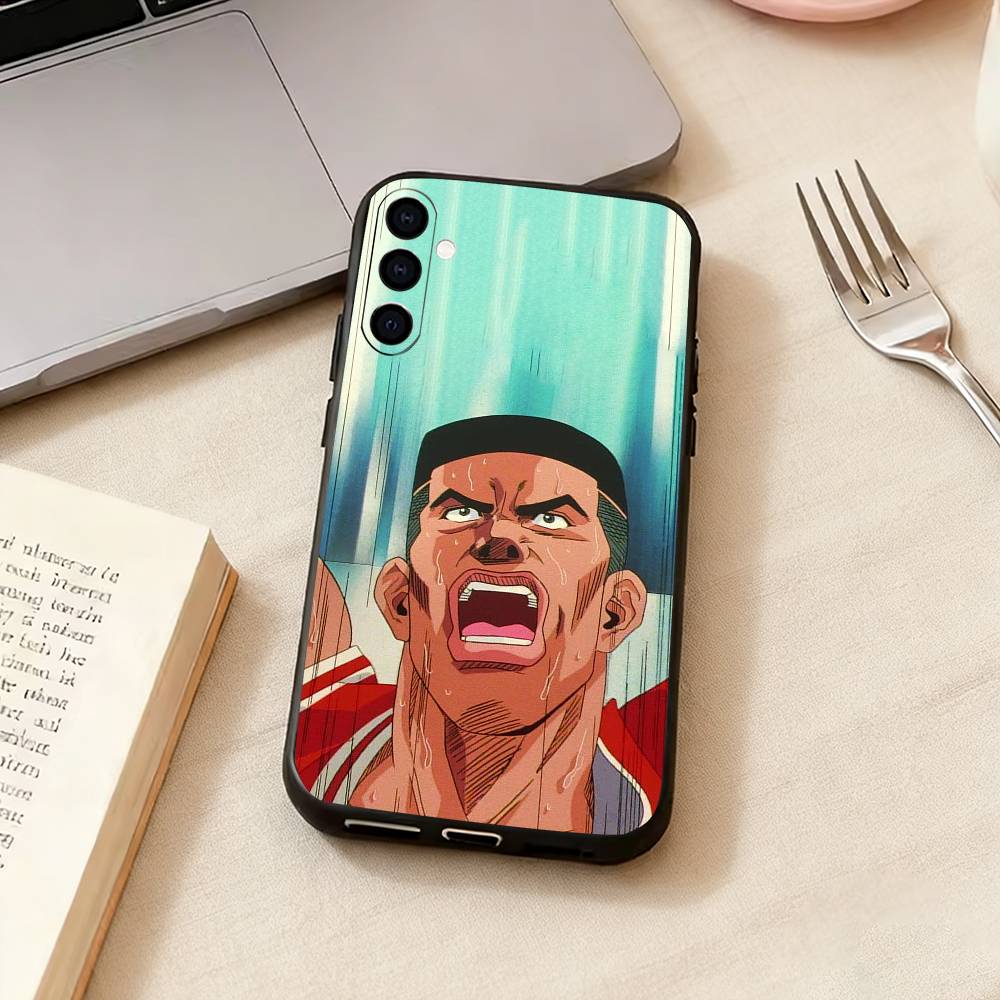 Slam Dunk Takenori A-Akagi Phone Case For Samsung Galaxy A73,A72,A71,A70,A53,A52,A51,Soft Silicone Black Cover