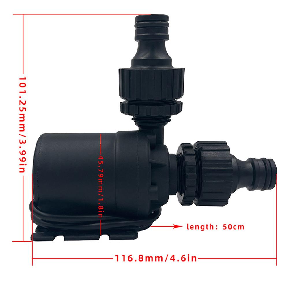 DC 12V 800L/H Water Pumps Brushless Submersible Water Pump For Solar Fountain Aquarium Pond Small Booster Pump