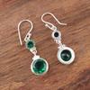 Chrome Diopside Gemstone 925 Sterling Silver Handmade Jewelry Wedding Earrings EE-160-2