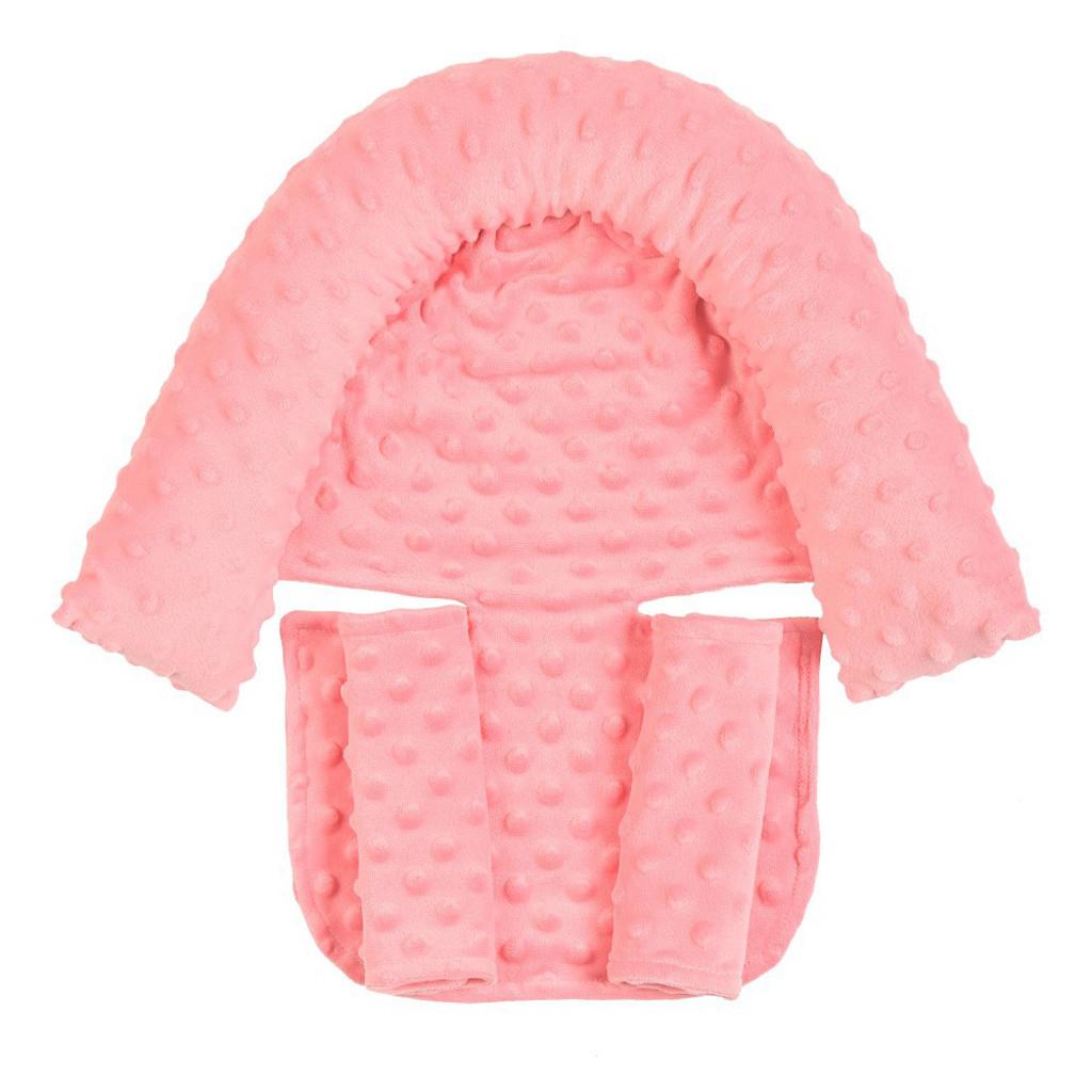 Подголовник Minky Baby с подголовником и подходящими чехлами для ремней безопасности