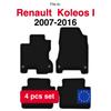 Basic Velour Floor Mats For: Renault Koleos I Suv (2007-2016)