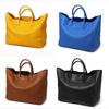 Cute Bag Lucky Bag Open Real Leather Bag Hand-held Women's Bag Simple And Personalized Tote Leather Bag Large Capacity