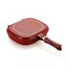 Double-sided Frying Pan Non-stick Domestic Two-sided Frying Fish Heating Flat Bottom Pancake