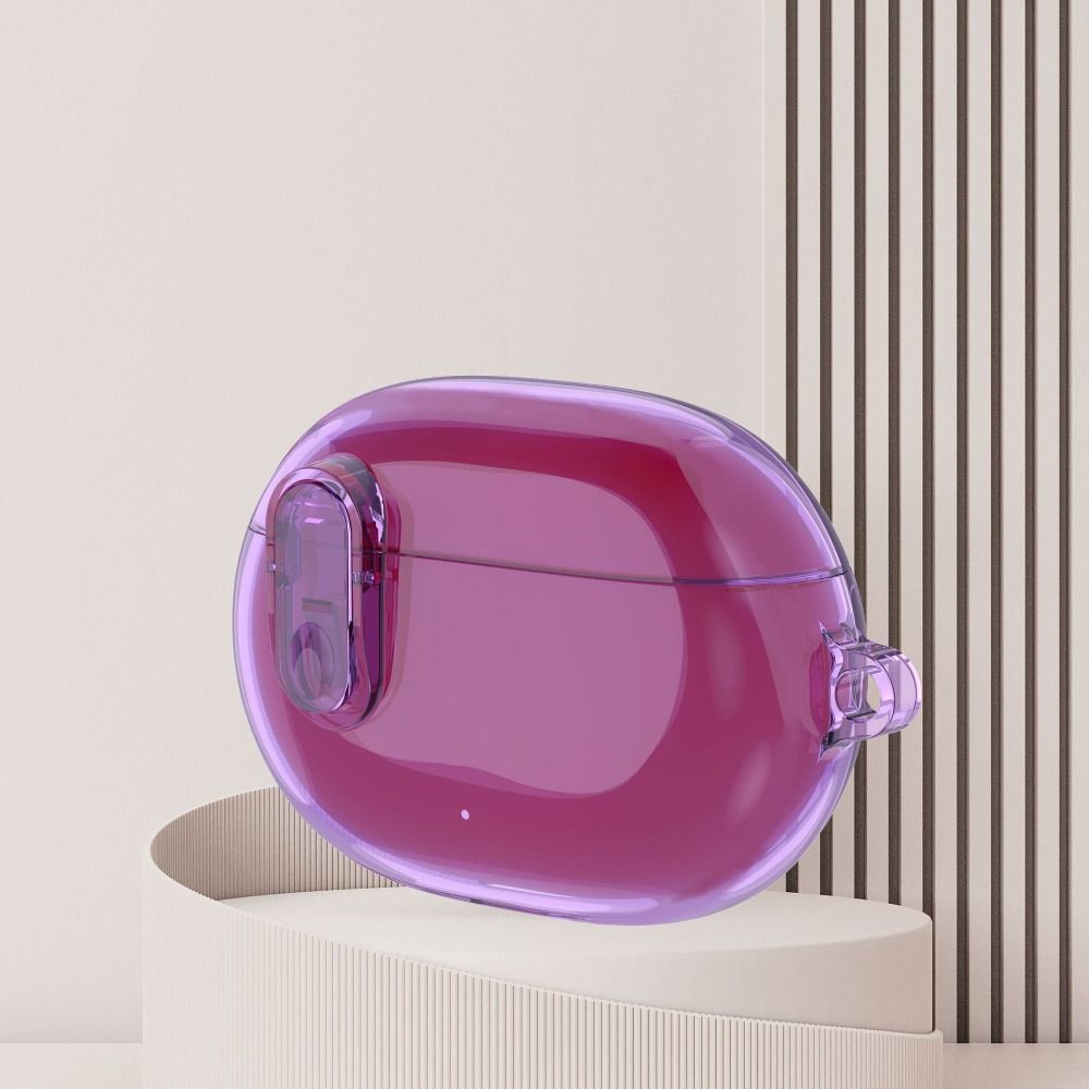 TPU Earphone Protective Case Transparent Lock Catch Earphone Soft Cover Dustproof Soft for Beats Studio Buds/Buds+