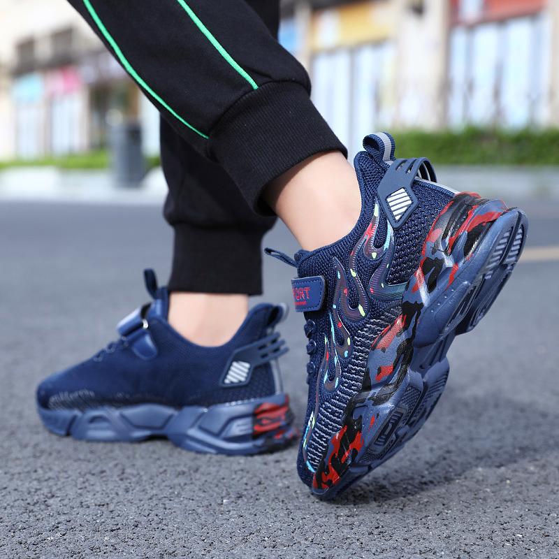 Fashion Kids Sneakers Lightweight Shoes Boys Trainer Sneakers Breathable Running Shoes Children Sport Shoes