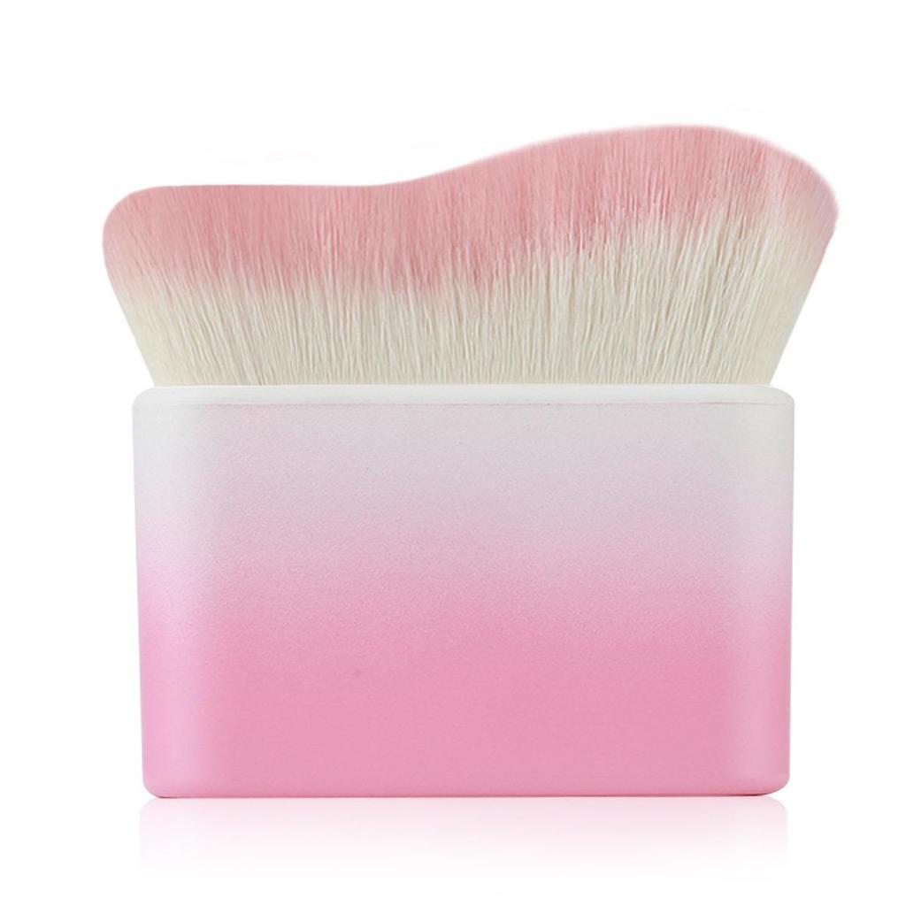 Кисть для макияжа с мягкой щетиной без разводов для контуринга и тональной основы