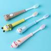 Cartoon Three Sided Creative Toothbrush Baby Infants 3-10 Years Oral Cleaning Small Head Soft Bristled Toothbrushes for Kids