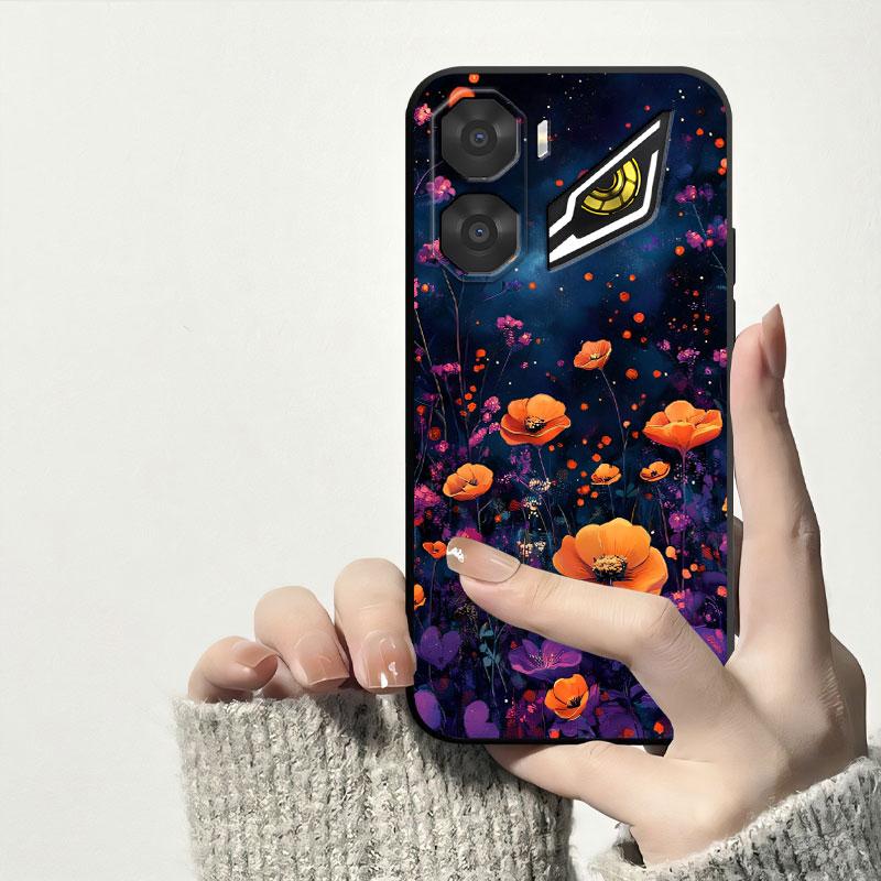 Чехол для ZTE Nubia Neo 3 GT, мягкий силиконовый бампер, задняя крышка для ZTE Nubia Neo 3 5G, модный черный TPU с принтом, чехол для телефона