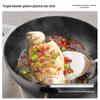 Wutuo Uncoated Iron Flat-Bottom Frying Pan